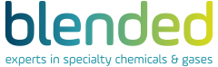Blended Products Logo. Experts in speciality chemicals & gases.