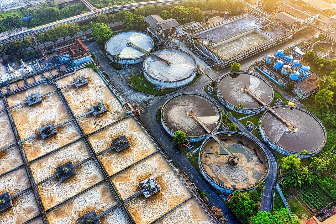 A water treatment plant