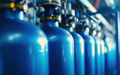 Nitrogen bottle supply for UK industry